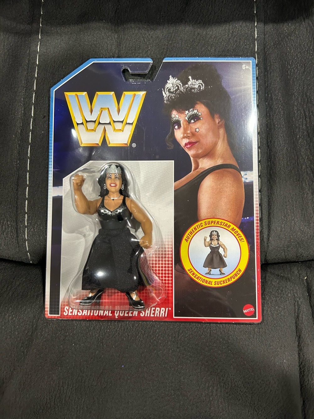 Sensational queen Sherri WWE retro figure! Mattelcreations exclusive!